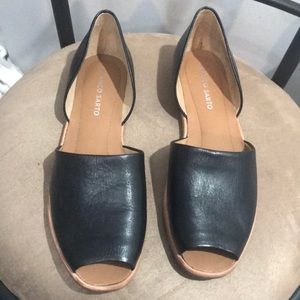 Franco Sarto black leather shoes size 8 M